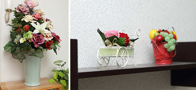 院内のインテリア