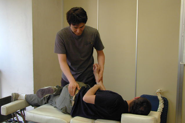 矯正の練習風景